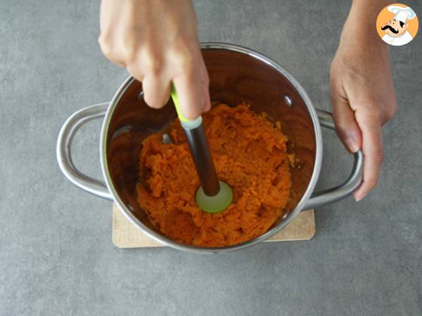 Gnocchi de batata (ñoquis de boniato) - Preparación paso 1