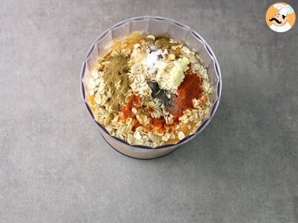 Medallones de lentejas coral (rojas) y zanahoria - Preparación paso 3