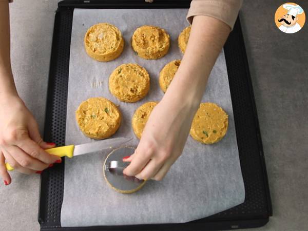 Medallones de lentejas coral (rojas) y zanahoria - Preparación paso 5