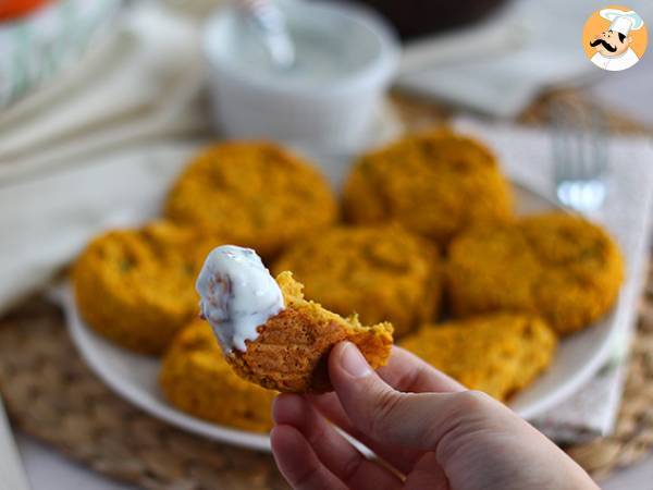 Medallones de lentejas coral (rojas) y zanahoria - Preparación paso 7