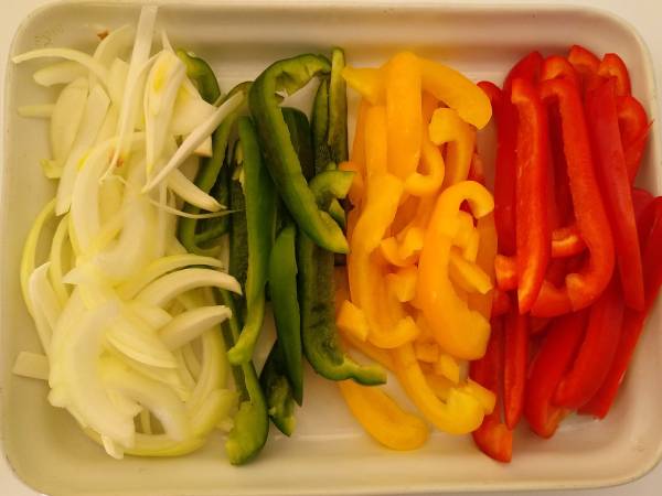 Fajitas de pollo - Preparación paso 2