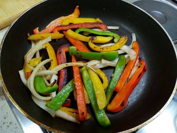 Fajitas de pollo - Preparación paso 4
