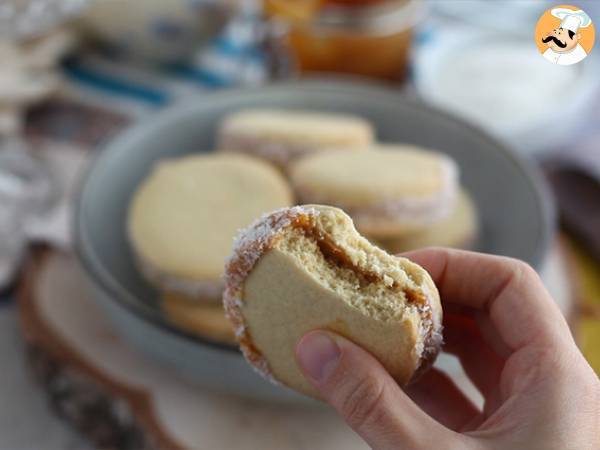 Alfajores argentinos con dulce de leche - Preparación paso 8