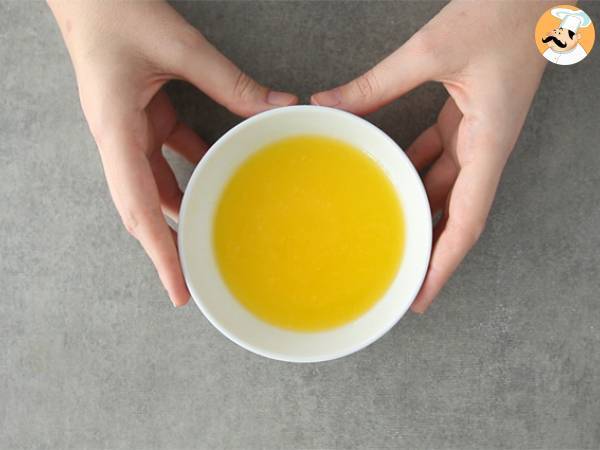 Brownie de limón con glaseado - Preparación paso 1