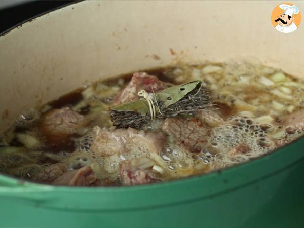Carbonnade Flamande (carne en salsa de cerveza) - Preparación paso 2