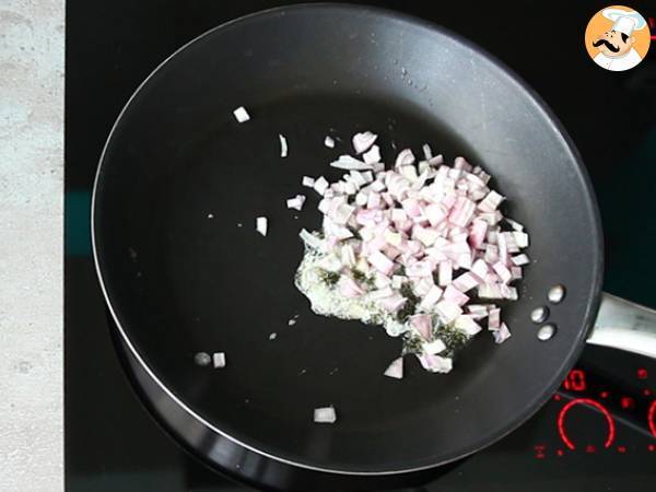 Muffins de puerro - Preparación paso 1