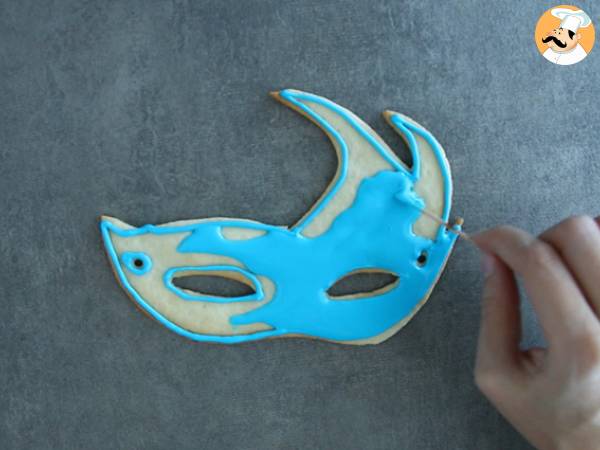 Galletas de carnaval decoradas - Preparación paso 5