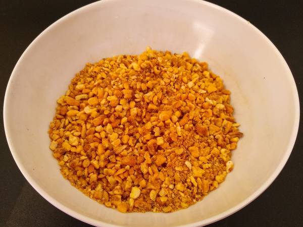 Solomillos de pollo con kikos {al horno} - Preparación paso 1