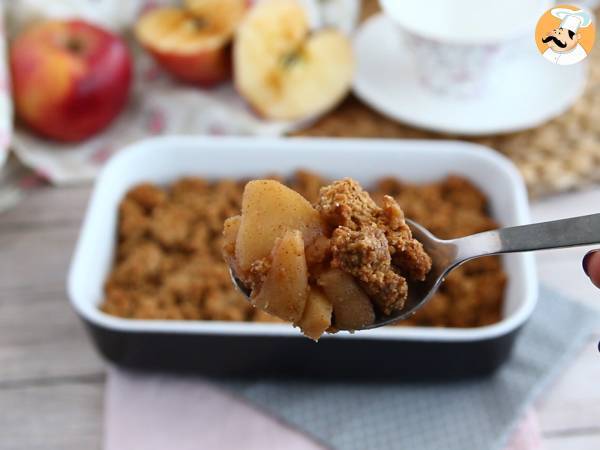 Crumble de manzana (vegano y sin gluten) - Preparación paso 4