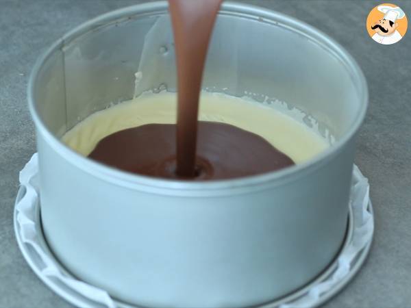 Tarta de 3 chocolates - Preparación paso 5
