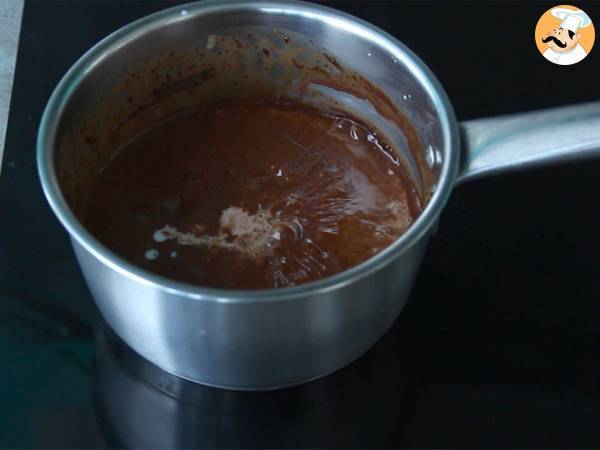 Tarta de 3 chocolates - Preparación paso 6