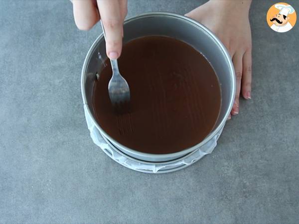 Tarta de 3 chocolates - Preparación paso 7