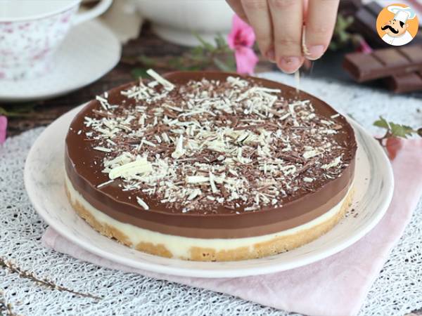 Tarta de 3 chocolates - Preparación paso 8
