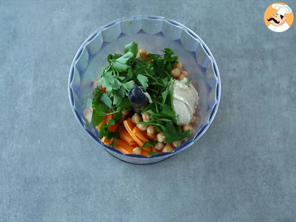 Hummus de zanahoria - Preparación paso 2