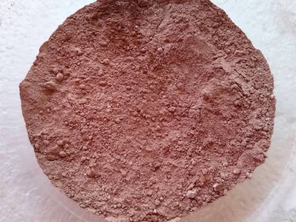 Bizcocho de chocolate, calabacín y plátano - Preparación paso 3