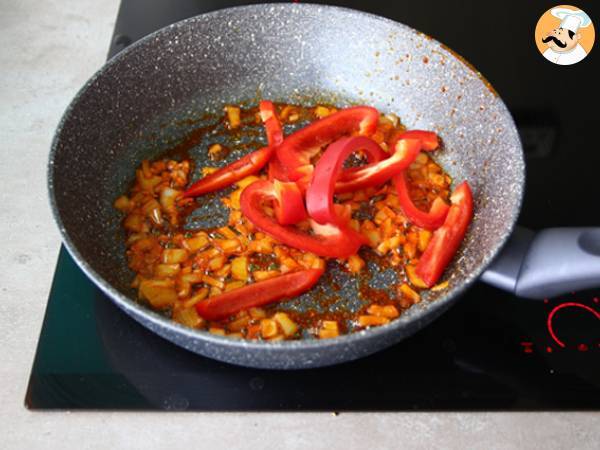 Macarrones con chorizo - Preparación paso 2