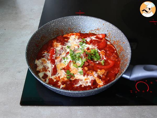 Macarrones con chorizo - Preparación paso 4