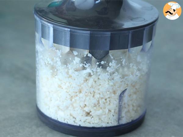 Tabulé de coliflor 100% vegano y sin gluten - Preparación paso 1
