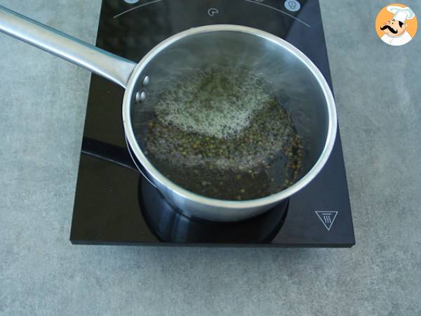 Tacos vegetarianos de lentejas (con masa casera) - Preparación paso 4