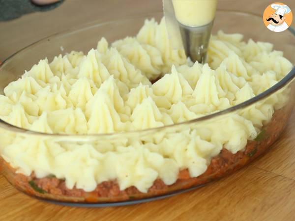 Pastel de carne francés (Hachis Parmentier) - Preparación paso 5