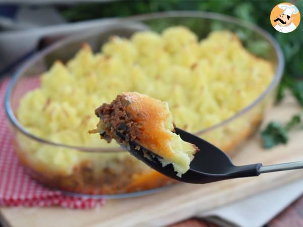 Pastel de carne francés (Hachis Parmentier) - Preparación paso 6