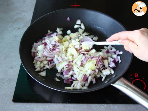 Tartaleta de acelgas y queso - Preparación paso 2