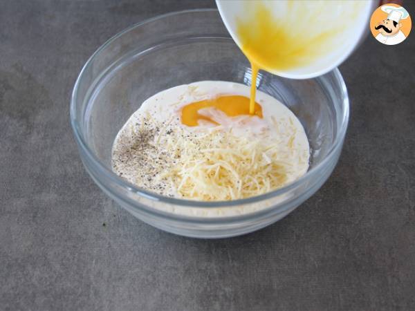 Tartaleta de acelgas y queso - Preparación paso 4