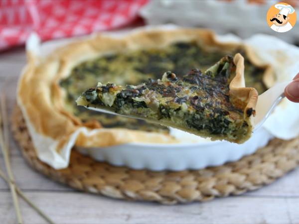 Tartaleta de acelgas y queso - Preparación paso 7