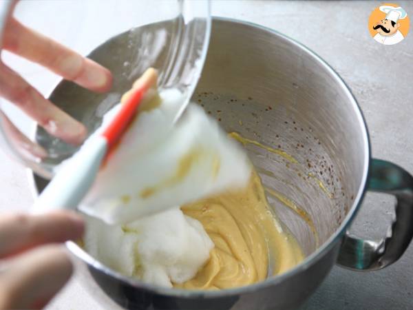 Espárragos con salsa muselina - Preparación paso 4