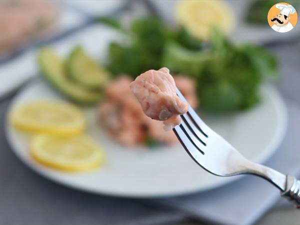 Salmón marinado (con limón) - Preparación paso 3