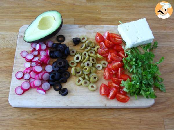 Tostas de batata con aguacate y feta - Preparación paso 2
