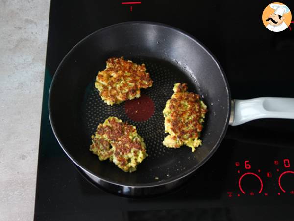 Medallones de coliflor y brócoli al curry - Preparación paso 4