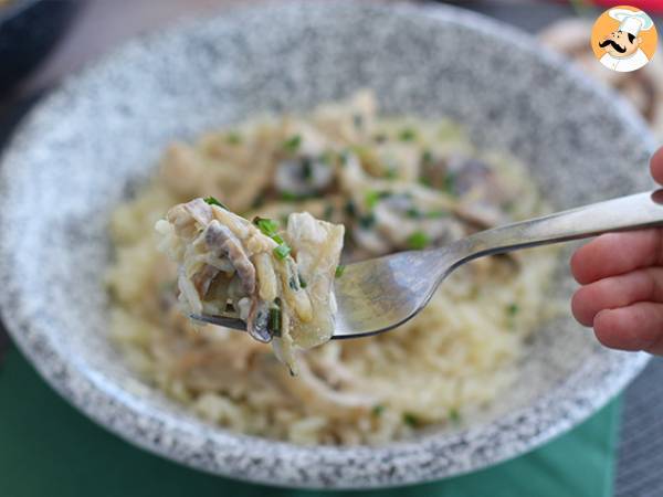 Pollo con champiñones en salsa - Preparación paso 4