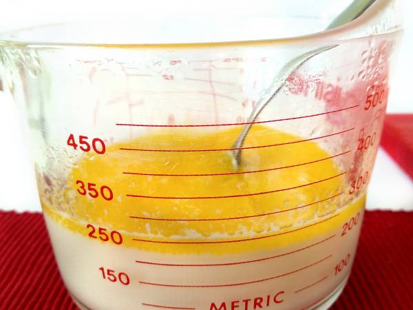 Pan plano en sartén, sin levadura - Preparación paso 1