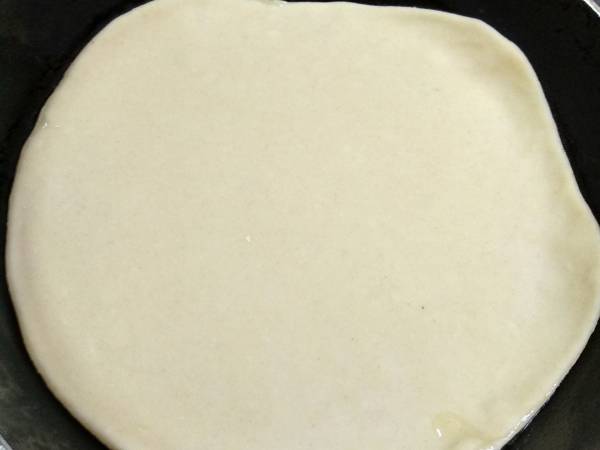 Pan plano en sartén, sin levadura - Preparación paso 5
