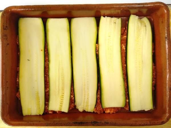 Lasaña de calabacín y quinoa - Preparación paso 7