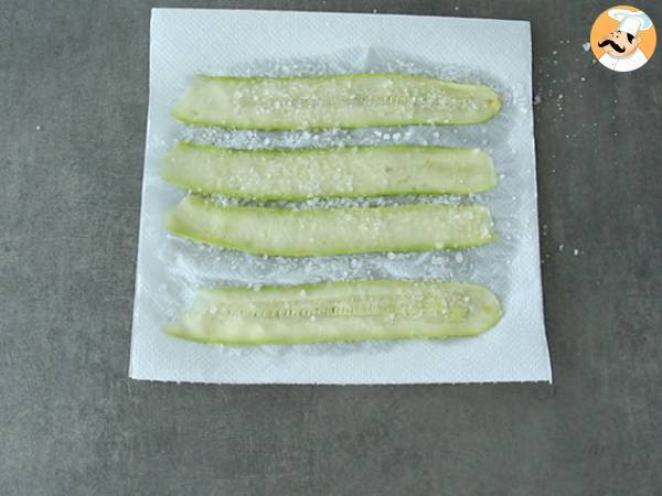 Lasaña de calabacín y espinacas con ricotta - Preparación paso 2