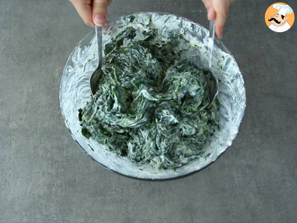 Lasaña de calabacín y espinacas con ricotta - Preparación paso 4