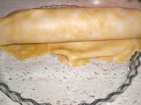 Quiche marinera con surimi, langostinos y atún - Preparación paso 3