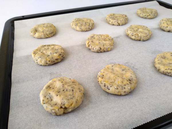 Galletas veganas de limón y chía - Preparación paso 4