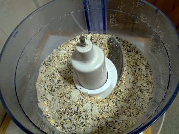 Galletas veganas de calabaza, coco y chía - Preparación paso 5