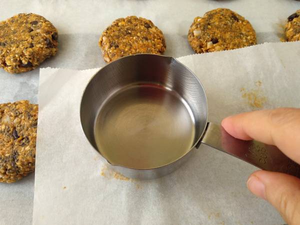 Galletas veganas de calabaza, coco y chía - Preparación paso 9