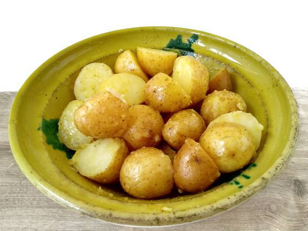 Ensalada de patata con aliño de limón - Preparación paso 4