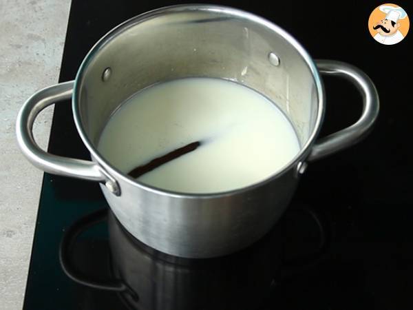 Arroz con leche y caramelo salado - Preparación paso 1