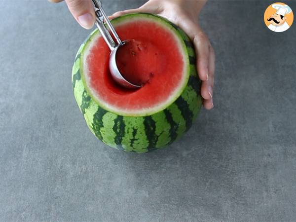 Gin tonic de Sandía - Preparación paso 1