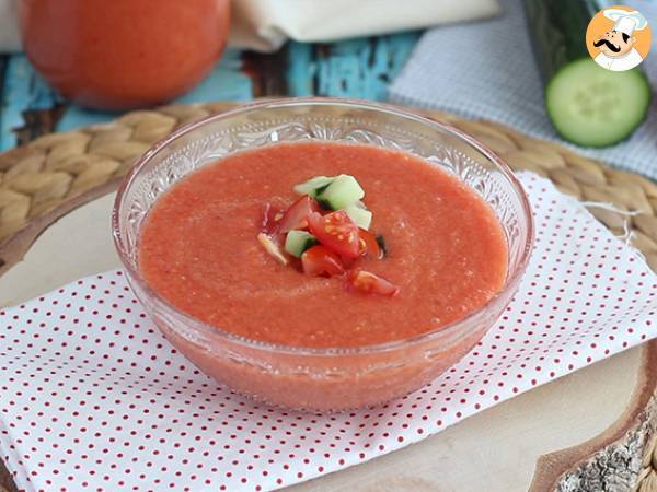 Gazpacho ligero - Preparación paso 3