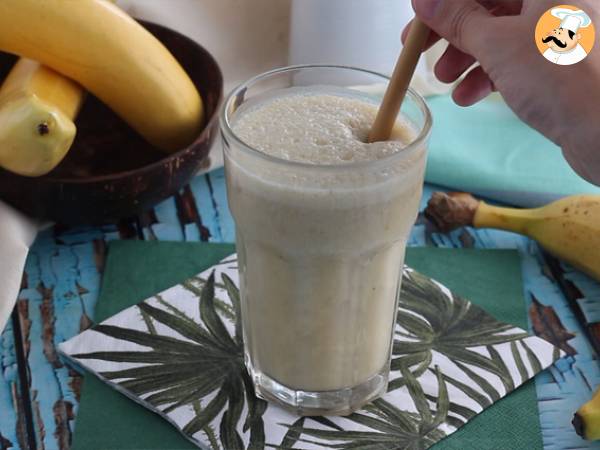 Batido de plátano y vainilla - Preparación paso 3