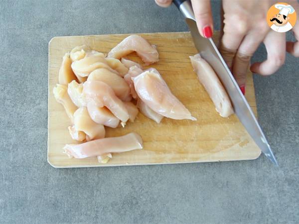 Pollo marinado con soja y miel - Preparación paso 2