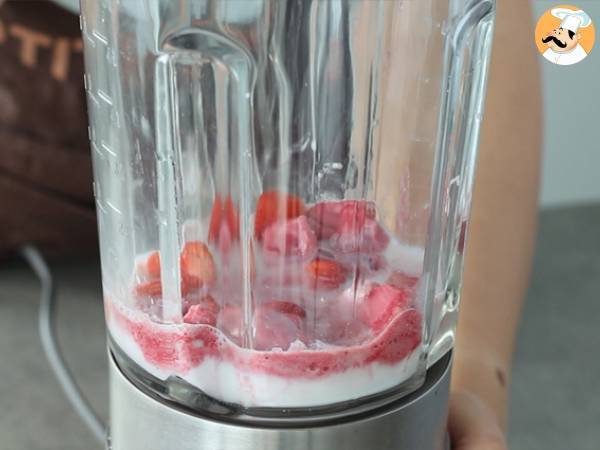 Batido vegano de frutos rojos - Preparación paso 2
