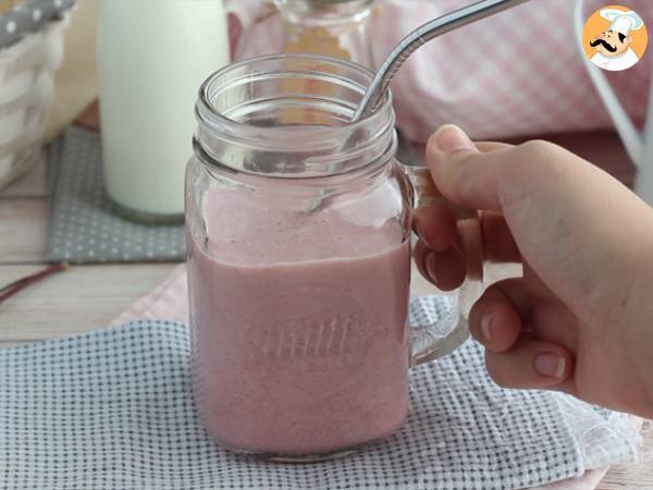 Batido vegano de frutos rojos - Preparación paso 3